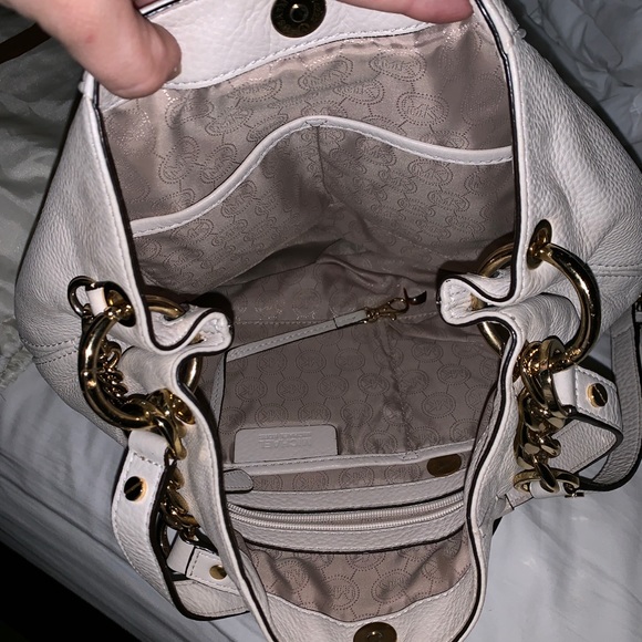 Michael Kors cream colored purse - Picture 4 of 5